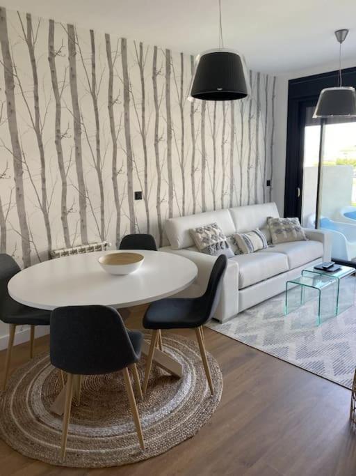 Precioso Apartamento Con Terraza Y Piscina En Portonovo-Sanxenxo Kültér fotó
