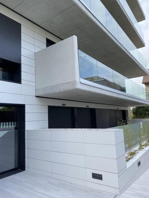 Precioso Apartamento Con Terraza Y Piscina En Portonovo-Sanxenxo Kültér fotó