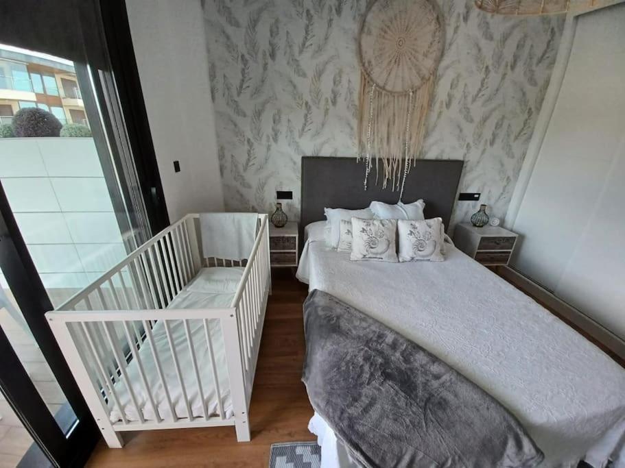 Precioso Apartamento Con Terraza Y Piscina En Portonovo-Sanxenxo Kültér fotó