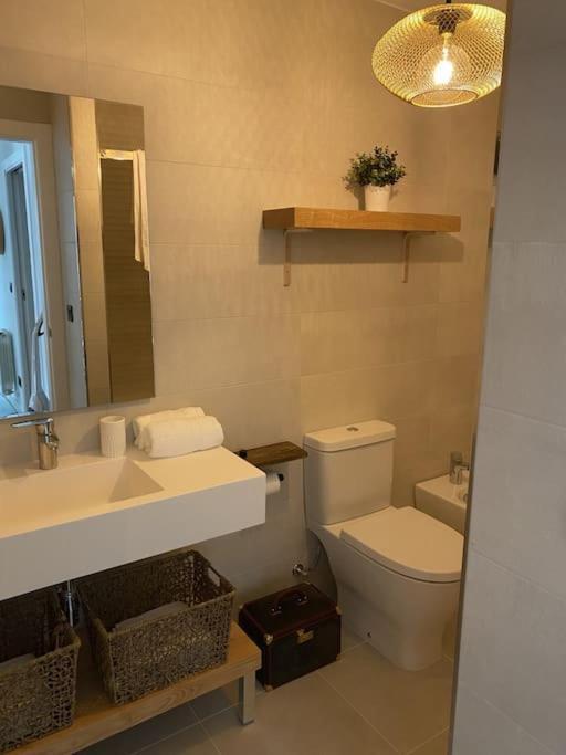 Precioso Apartamento Con Terraza Y Piscina En Portonovo-Sanxenxo Kültér fotó